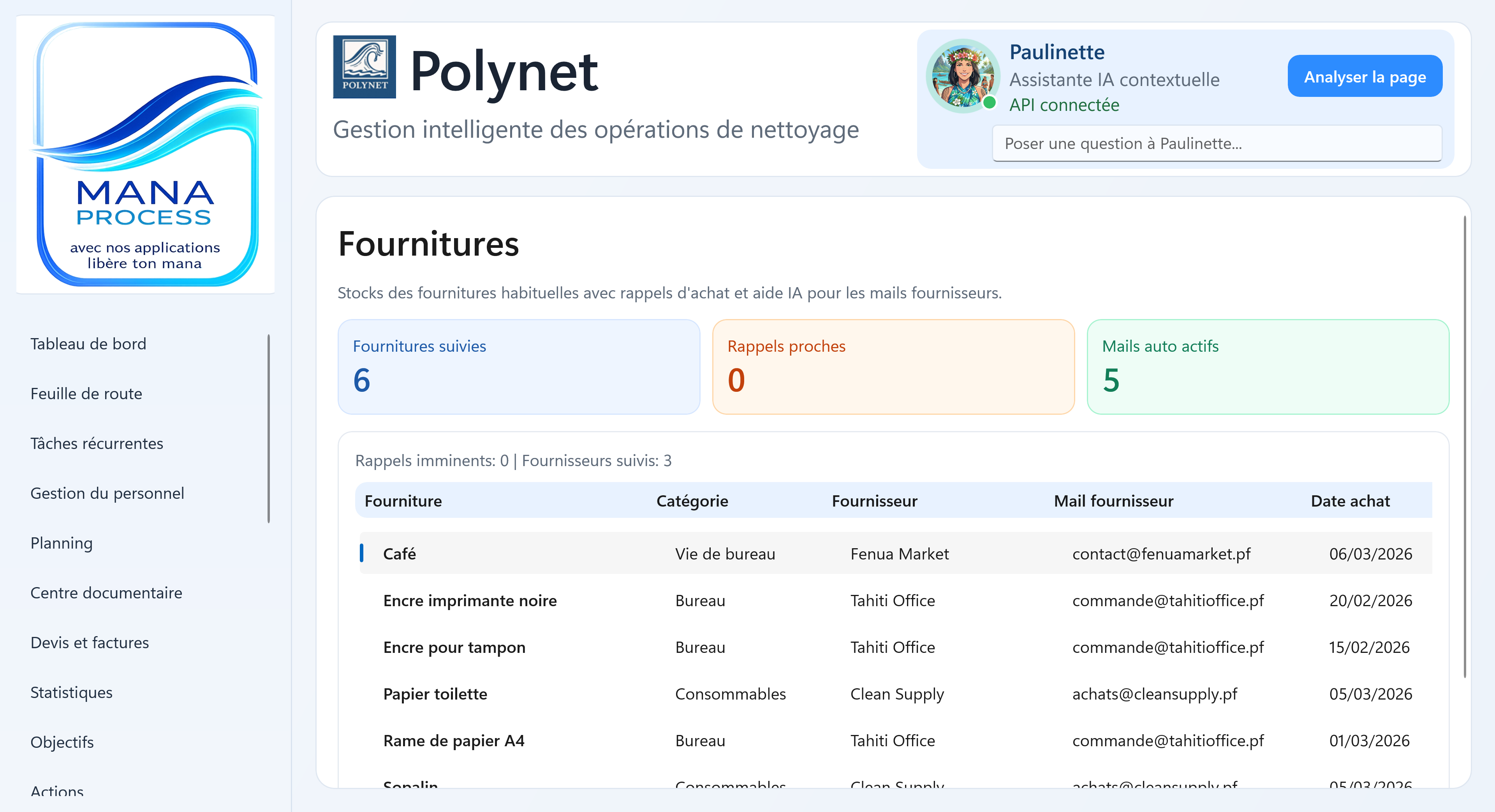 Capture programme 5 ManaProcess