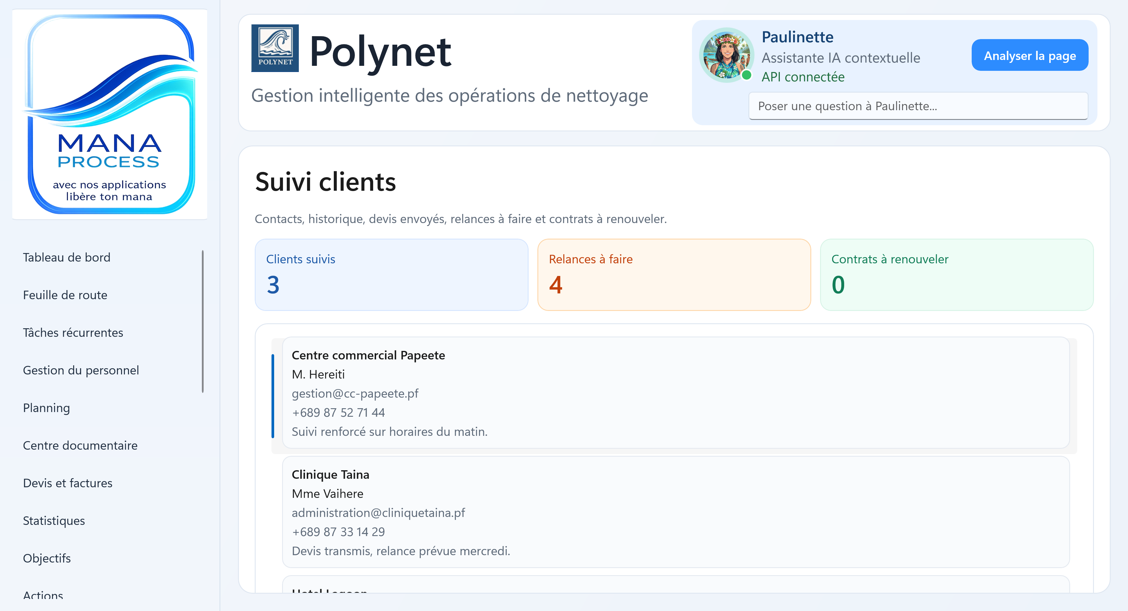 Capture programme 6 ManaProcess